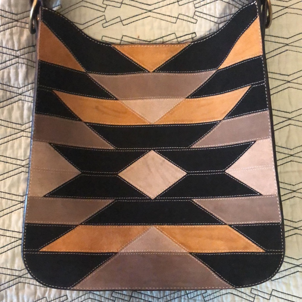 Polo by Ralph Lauren Patchwork Lennox Messenger Bag - Picture 2 of 9